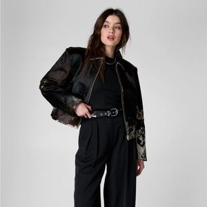 Nasty Gal Cowhide Jacket